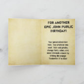 Alcoholisten van de Wereld Verjaardag Kaart (Binnen)