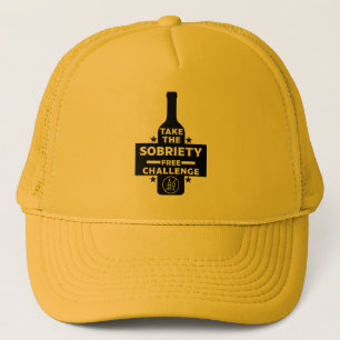 Alcoholvrij en nuchter trucker pet
