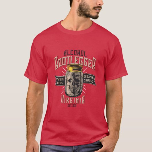 Alcool Bootlegger Virginia T-Shirt (Devant)