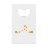 Alcool Éthanol Formule chimique moléculaire (Devant)