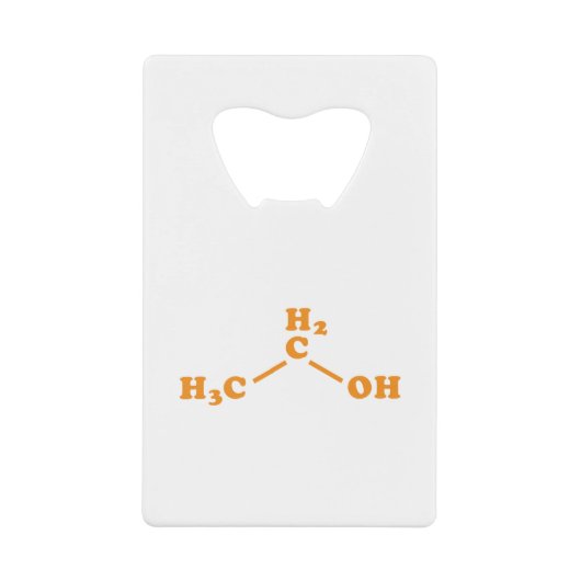 Alcool Éthanol Formule chimique moléculaire (Devant)