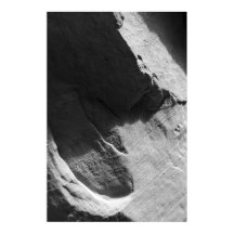 Alcove Sandstone Black en White Photo Poster