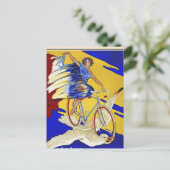 Alcyon Cycles -  Fietskunst Briefkaart (Staand voorkant)