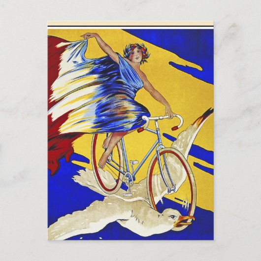 Alcyon Cycles -  Fietskunst Briefkaart (Voorkant)