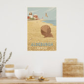 Aldeburgh Suffolk Kust Reisposter Poster (Keuken)