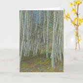 Alder Trees - Frameable Art Card Kaart (Gele Bloem)
