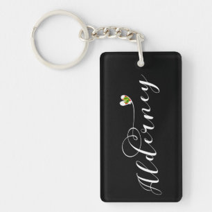 Alderney Flag Heart, Kanaaleilanden Sleutelhanger