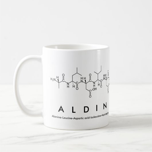Aldin peptide nom mug (Gauche)