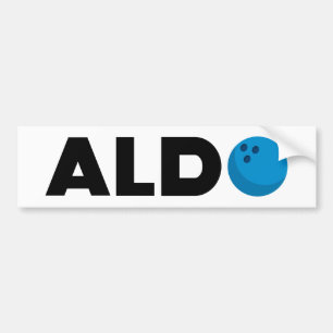 Aldo bowling bumpersticker