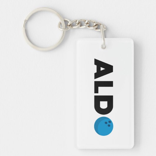 Aldo bowling sleutelhanger (Voorkant)