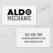 Aldo Mechanic Carte de visite (Devant / Derrière)