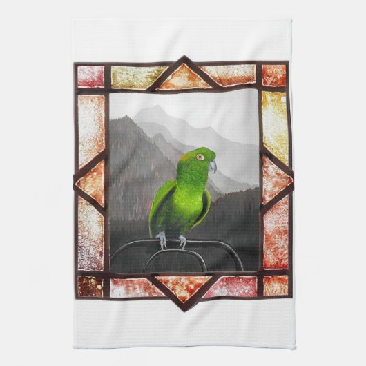 Aldo My Amazon Parrot Theedoek (Verticaal)