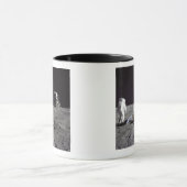 Aldrin kijkt terug op Tranquility Base Mok (Midden)