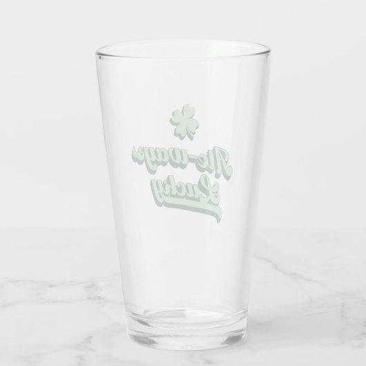 Ale-ways Lucky St Patrick's Day Glas (Achterkant)