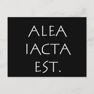 Alea Iacta Est Briefkaart