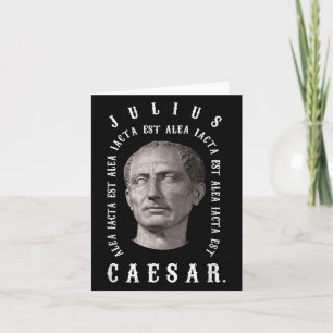Alea Iacta Est - De dobbelsteen is gegoten Latijn  Kaart