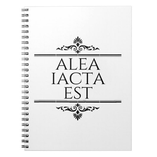 Alea Iacta Est Notitieboek (Voorkant)