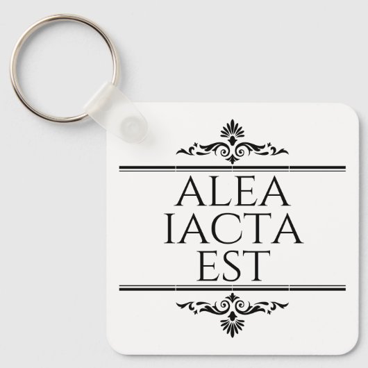 Alea Iacta Est Sleutelhanger (Voorkant)