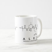 Aléa peptide nom mug (Devant droit)