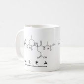 Aléa peptide nom mug (Devant gauche)