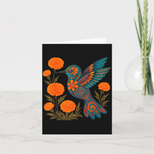 Alebrije Kolibrie Bloem Mexicaanse Volkskunst Voge Kaart