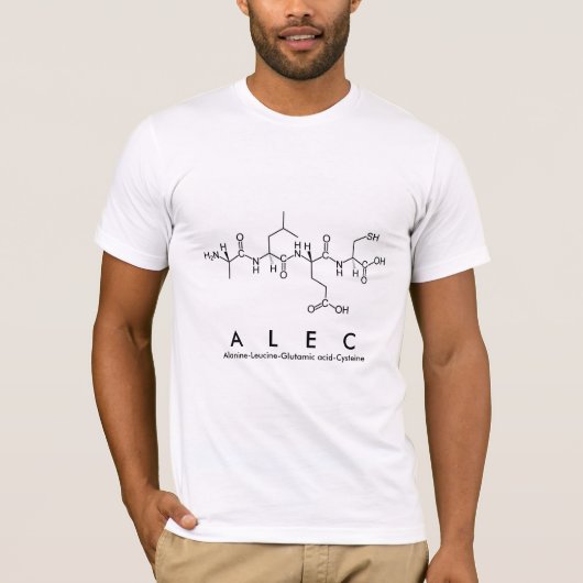 Alec peptide naam shirt (Voorkant)