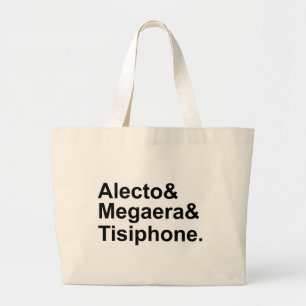 Alecto Megaera Tisiphone Griekse Furies uit de M Grote Tote Bag