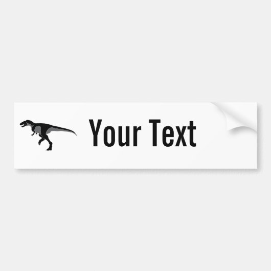 Alectrosaurus Dinosaur Bumpersticker (Voorkant)