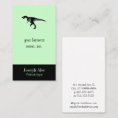 Alectrosaurus Dinosaur Visitekaartje (Voorkant / Achterkant)