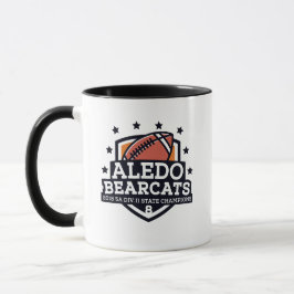 Aledo Bearcat 2018 State Champ "Shield"- 11oz. Mok