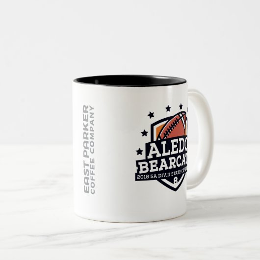 Aledo Bearcat 2018 State Champ "Shield"- 11oz. Mok (Voorkant rechts)