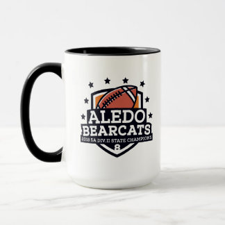 Aledo Bearcat 2018 State Champ "Shield"- 15oz. Mok