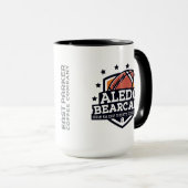 Aledo Bearcat 2018 State Champ "Shield"- 15oz. Mok (Voorkant rechts)