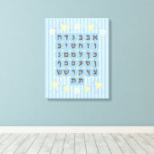 Alef Bet op Canvas (Insitu (Houten vloer))