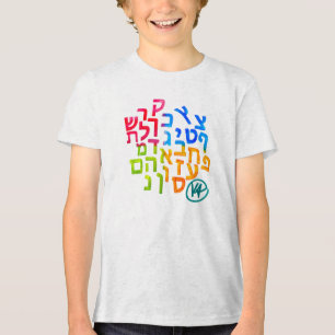 Alef Bet voor Autisme T Tri-Blend Shirt
