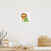 Alef Hebrew Aleph Bet (Alphabet) Lion Print (Keuken)