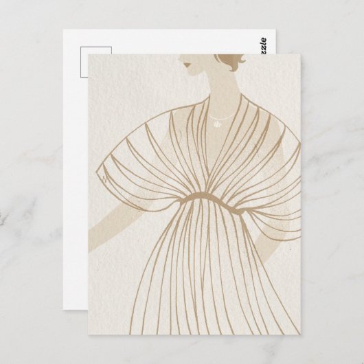 alegance 1 carte postale (Devant / Derrière)