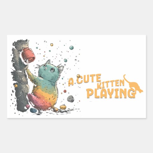 Alegre Compañero Rechthoekige Sticker (Voorkant)