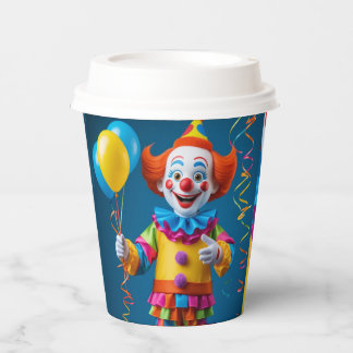 ¡Alegre Payaso de Fiesta! Papieren Bekers