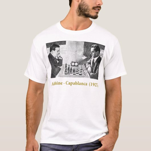 alekhine-capablanca t-shirt (Voorkant)