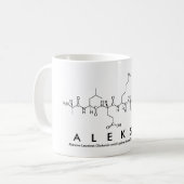 Aléksei peptide nom mug (Devant gauche)
