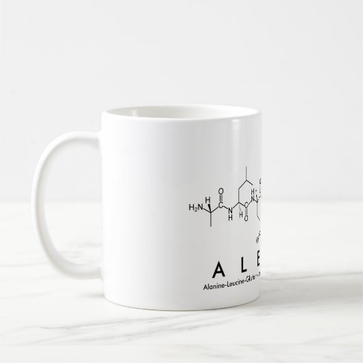 Aléksei peptide nom mug (Gauche)