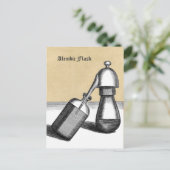 Alembic Flask Medieval Alchemy Lab Briefkaart (Staand voorkant)