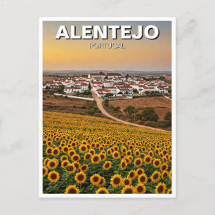 Alentejo Portugal Reizen Briefkaart