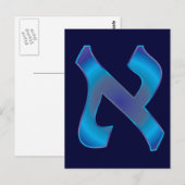 Aleph Briefkaart (Voorkant / Achterkant)