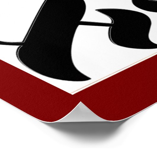 Aleph Symbol Reflection  Poster (Hoek)