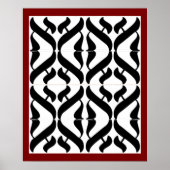 Aleph Symbool Reflectie Poster (Voorkant)