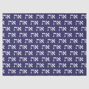 Aleph Tav White over de koninklijke marine Tissuepapier