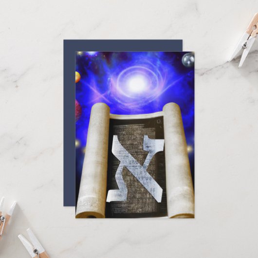 AlephBeit Kaart (Voorkant / Achterkant in situ)