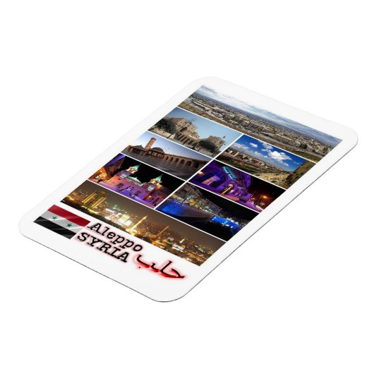 Aleppo - Syrië - Mozaïek - Magnet Magneet (Linkerzijde)
